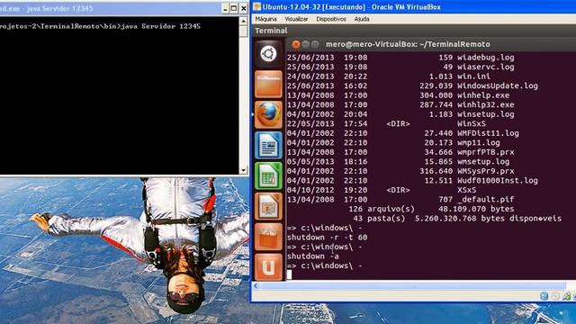 Usando Java para acessar o shell do Windows a partir do Linux смотреть онлайн