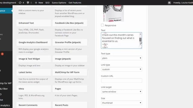 Customizing WordPress Sidebars with "Image & Text Widget" Plugin смотреть онлайн