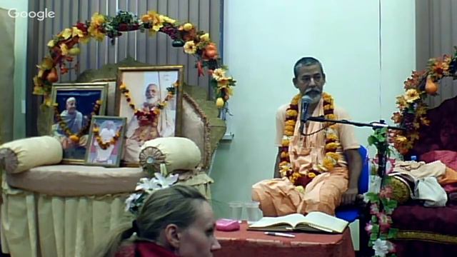 Шри Шримад БВ Мадхава Махарадж 26 сентября, вечер смотреть онлайн