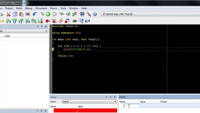 SlickEdit - How to Debug a Project смотреть онлайн