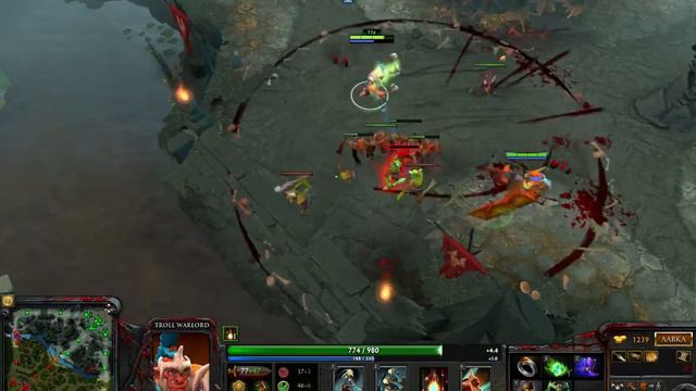 Troll Warlord + Batrider| НЕ ОСТАВИЛИ ШАНСОВ | #3Победные связки | DOTA 2 смотреть онлайн