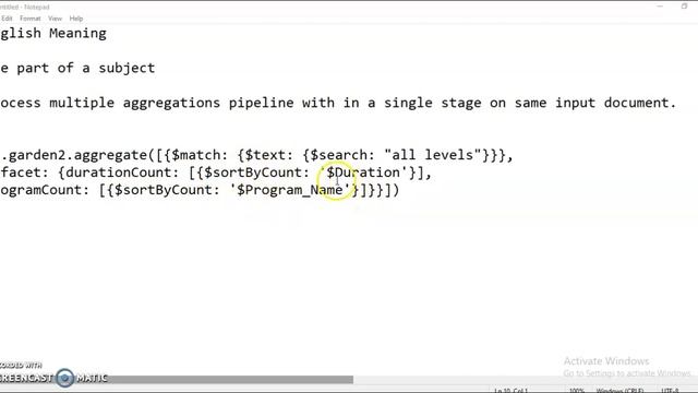 MongoDB Aggregations $Facet смотреть онлайн