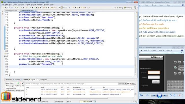 60 Relative Layout Using Java Part 3 | смотреть онлайн
