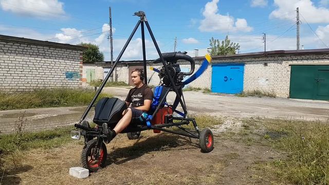 Вывод двигателя дельталёта на максимальные обороты смотреть онлайн