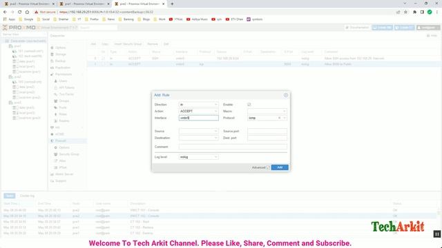 Proxmox Firewall Rules And Security Groups | Tech Arkit