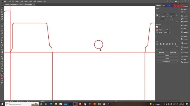 How to make A4 size Auto Lock - Bottom box Die cut - Dieline Tutorial - Adobe Illustrator смотреть онлайн