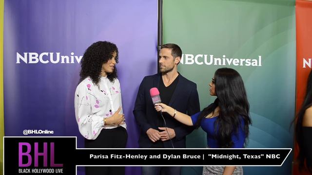 "Midnight, Texas" Dylan Bruce and Parisa Fitz-Henley | NBC Summer Press Day, 2017 смотреть онлайн