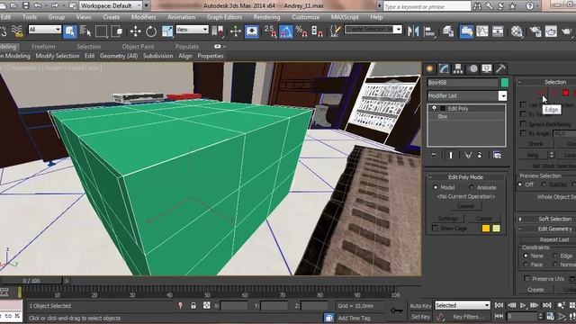 Создание фасок - Урок 3D Max- Бесплатный курс Быстрый старт в 3Ds Max (день #3) смотреть онлайн