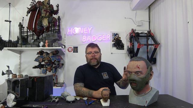 1:1 scale Hannibal bust Part 2 Finished and results смотреть онлайн