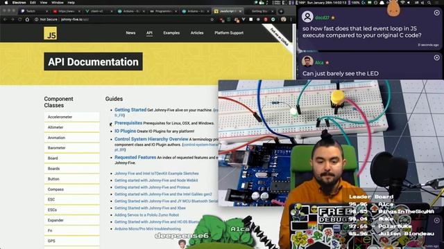 ?| Intro to hardware programming with Arduino and C++ / JavaScript | !commands | !drop смотреть онлайн