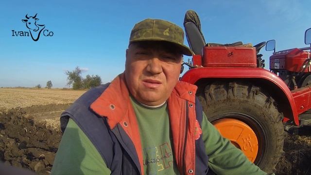 Просто пахота. Трактор Shifeng SF-354. плуг "BOMET". смотреть онлайн