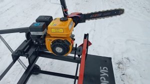 цепная пила с бензиновым приводом (ЛЕСОРУБ)