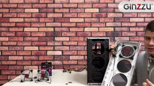 Инструкция по установке вентиляторов на передней панели корпусов GINZZU. Model: CL180, CL185.