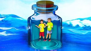 Обучающее видео Брозаврики играют в Детском музее иллюзий - Развлечения для детей