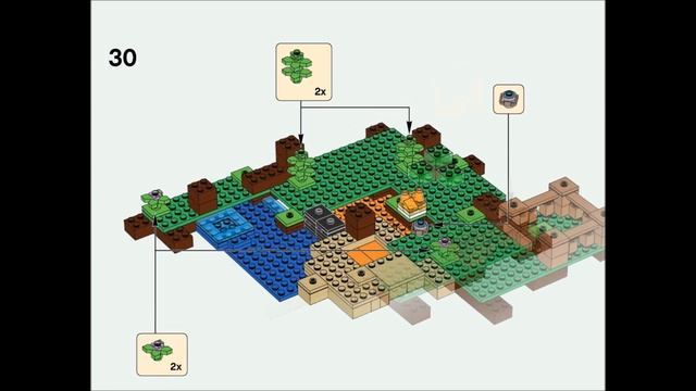 LEGO Minecraft The Jungle Tree House 21125 Instructions Book 1 DIY Brick Building Kids смотреть онлайн