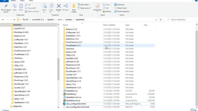 Datatables Bootstrap 4| Zero Configuration смотреть онлайн
