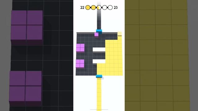 Color Fill 3D - Game Level 22 (106 - 110) Tutorial / Walkthrough смотреть онлайн