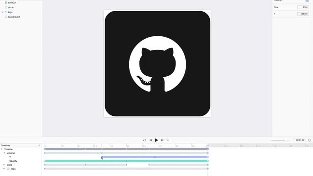 Github Logo Animation