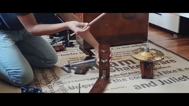 Country drum box: suitcase drum + cajon смотреть онлайн