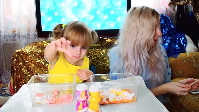 НЕ ВЫБИРАЙ ПРИНЦЕССУ ДИСНЕЯ СЛАЙМ ЧЕЛЛЕНДЖ ? ЛИЗУН из Случайных Ингредиентов Slime Challenge смотреть онлайн