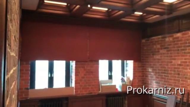 рулонные шторы с электроприводом на окна смотреть онлайн