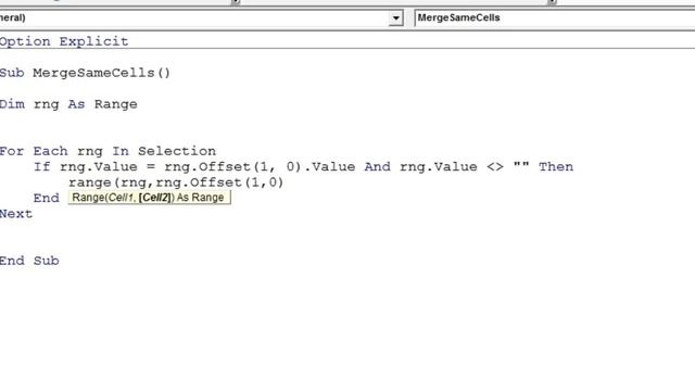 VBA: Quickly Merge Cells with Same Values in Excel смотреть онлайн