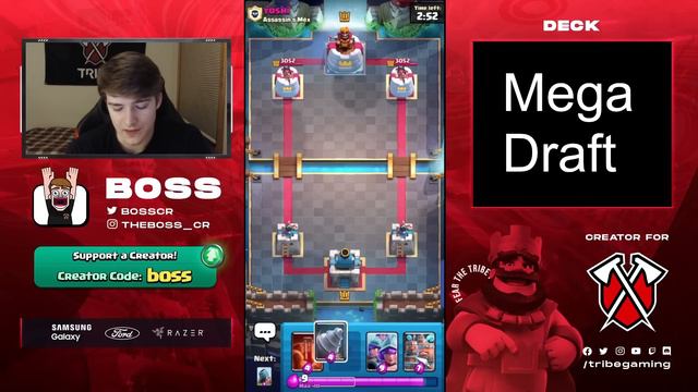 How To Get 15 Wins in the Mega Draft Tournament! - Clash Royale смотреть онлайн