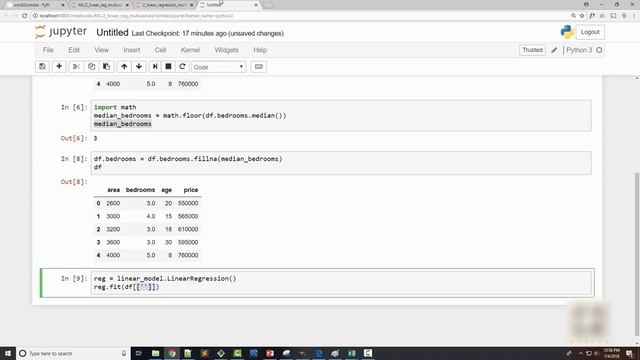 Machine Learning Tutorial Python - 3: Linear Regression Multiple Variables 2019 смотреть онлайн
