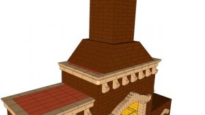 Комплекс барбекю с русской печью