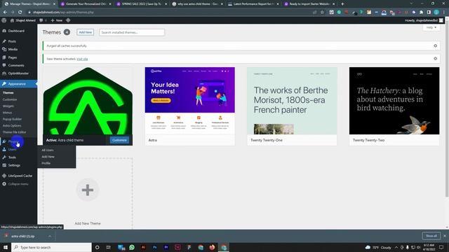How to Install ASTRA Theme in WordPress? || Generate a Child Theme WordPress смотреть онлайн