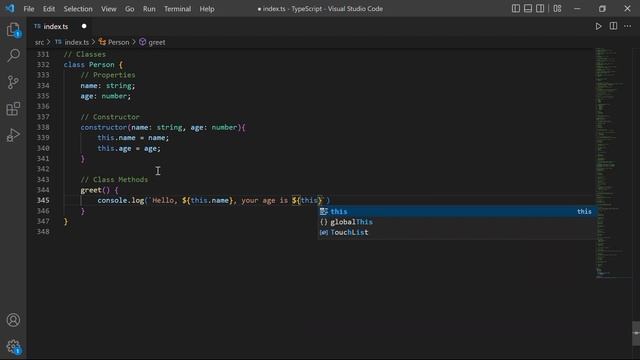 FewV minutes of TypeScript Classes. смотреть онлайн