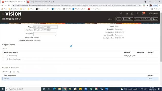 Tranasaction Account Defination - Oracle cloud Procurement - Basic смотреть онлайн