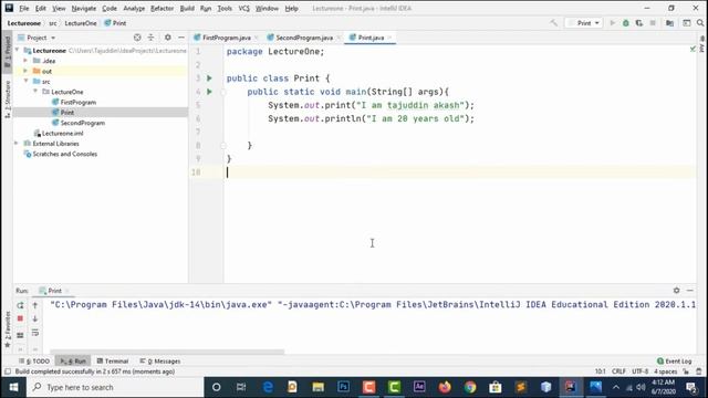 4. Print and Escape sequence in java | Java Programming in JAVA Bangla смотреть онлайн