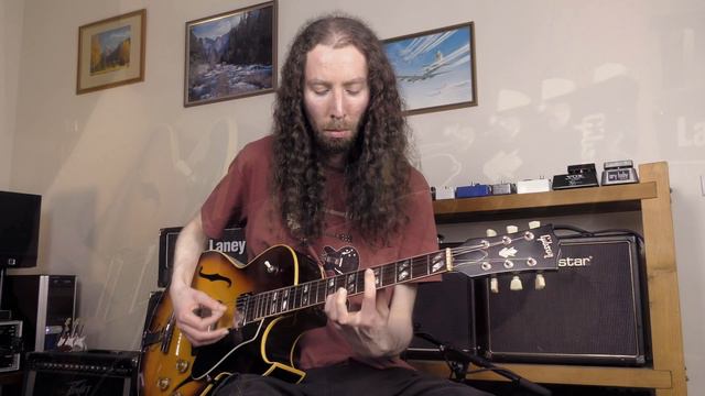 Fly Me to the Moon on a 1967 Gibson ES-175D смотреть онлайн
