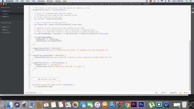Speech Recognition Speech to Text with JavaScript Coding смотреть онлайн