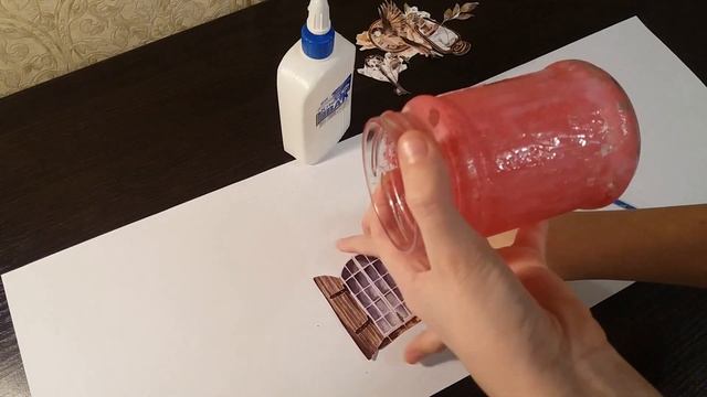 Handmade. Оформлення баночки в стилі "Декупаж". смотреть онлайн