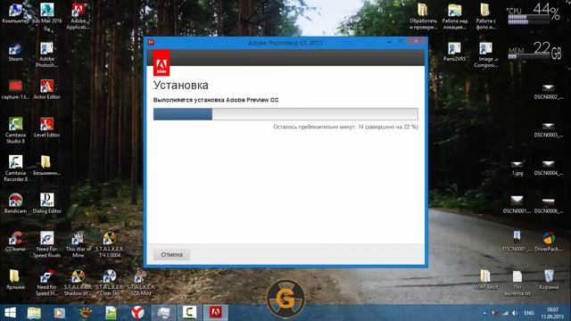 Установка и активация Adobe Photoshop CC 2017 смотреть онлайн