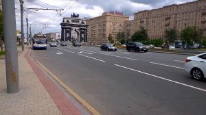 Эскалатор станции метро "Парк Победы", г. Москва