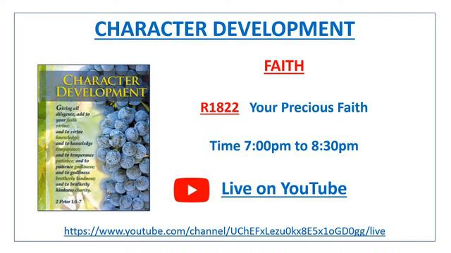 CHARACTER DEVELOPMENT - FAITH : R1822 Your Precious Faith смотреть онлайн