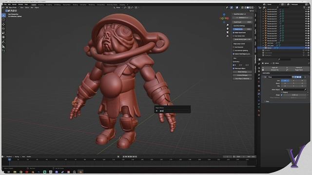 Puglin Bandit - Blender Sculpting Timelapse смотреть онлайн