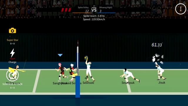 The Spike. Volleyball 3x3. Sanghyeon. S-Rank MB position. Best Actions. SUPERSTAR effect смотреть онлайн