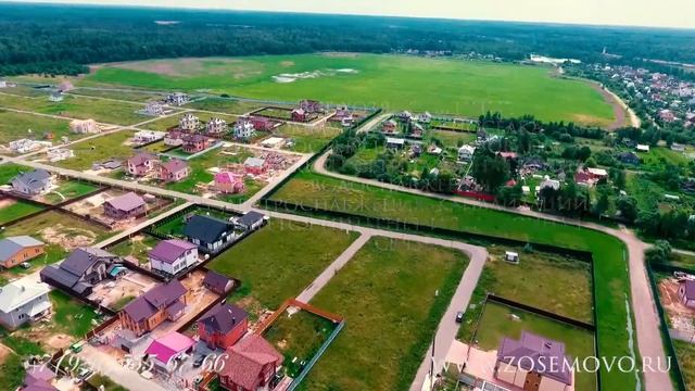 Коттеджный поселок на Киевском шоссе "Зосимово" WWW.ZOSEMOVO.RU смотреть онлайн
