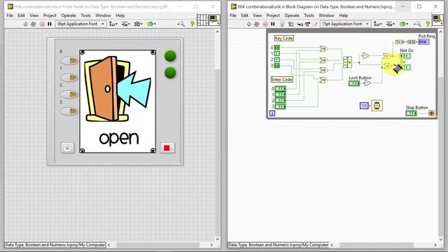 LabVIEW #6.2 - Data Type, Boolean and Numeric (Challenges) смотреть онлайн