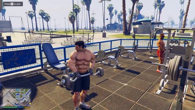 КАК СТАТЬ САМЫМ СИЛЬНЫМ КАЧКОМ НА ПЛАНЕТЕ В ГТА 5 МОДЫ! ОБЗОР МОДА В GTA 5! ИГРЫ ВИДЕО MODS смотреть онлайн