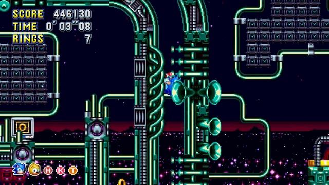 Sonic Mania Plus Encore Mode DLC Gameplay Walkthrough Part 6 Stardust Speedway Zone - PS4 Lets Play смотреть онлайн