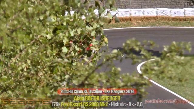 Ford Escort RS 2000 Mk2 - Alain ROETHLISBERGER - HILL CLIMB - 2019 - St. Ursanne-les Rangiers смотреть онлайн