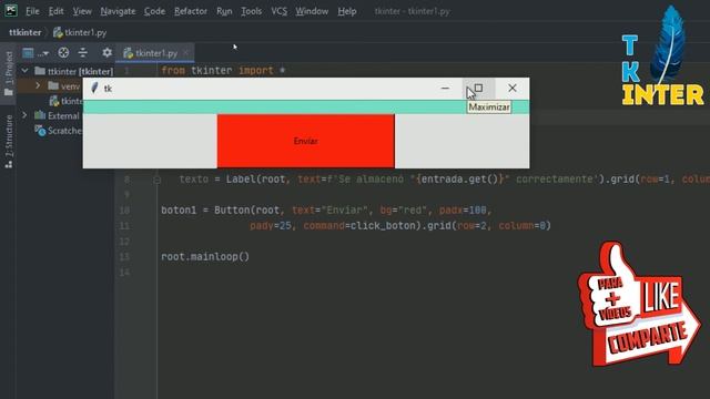 FORMULARIOS con el widget Entry() y CONTRASEÑAS protegidas - Tkinter de cero - Capítulo 6 смотреть онлайн
