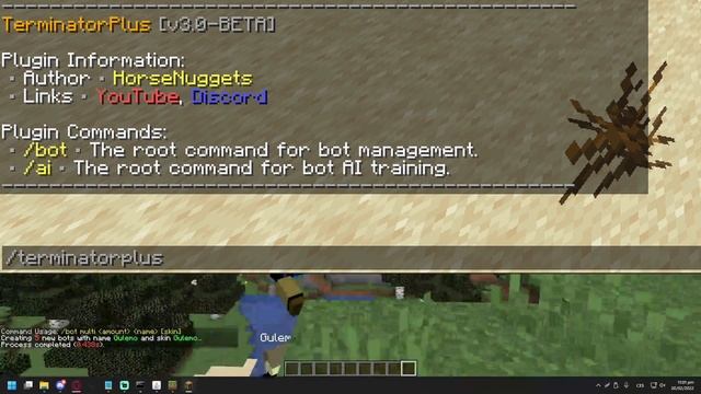 Jak dostat do Minecraftu bota ? // Je to uplně jednoduché [PLUGIN] смотреть онлайн