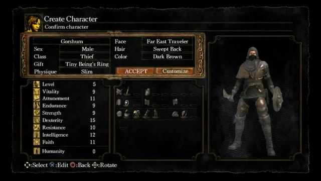 Let's Play Dark Souls - [Thief] [Blind] - Part 1 Intro and Character Creation смотреть онлайн