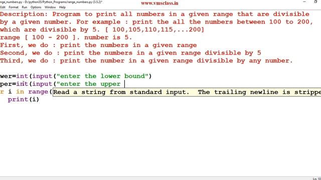 Python program to print the numbers divisible by 5 in between 100 to 200 смотреть онлайн